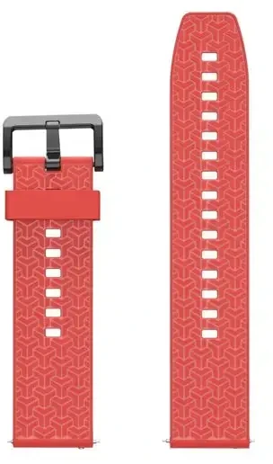 „Fusion Accessories“ Y formos išmaniojo laikrodžio dirželis, skirtas „Samsung Galaxy Watch“ (46 mm) | Silikoninis | raudonas