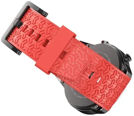 „Fusion Accessories“ Y formos išmaniojo laikrodžio dirželis, skirtas „Samsung Galaxy Watch“ (46 mm) | Silikoninis | raudonas