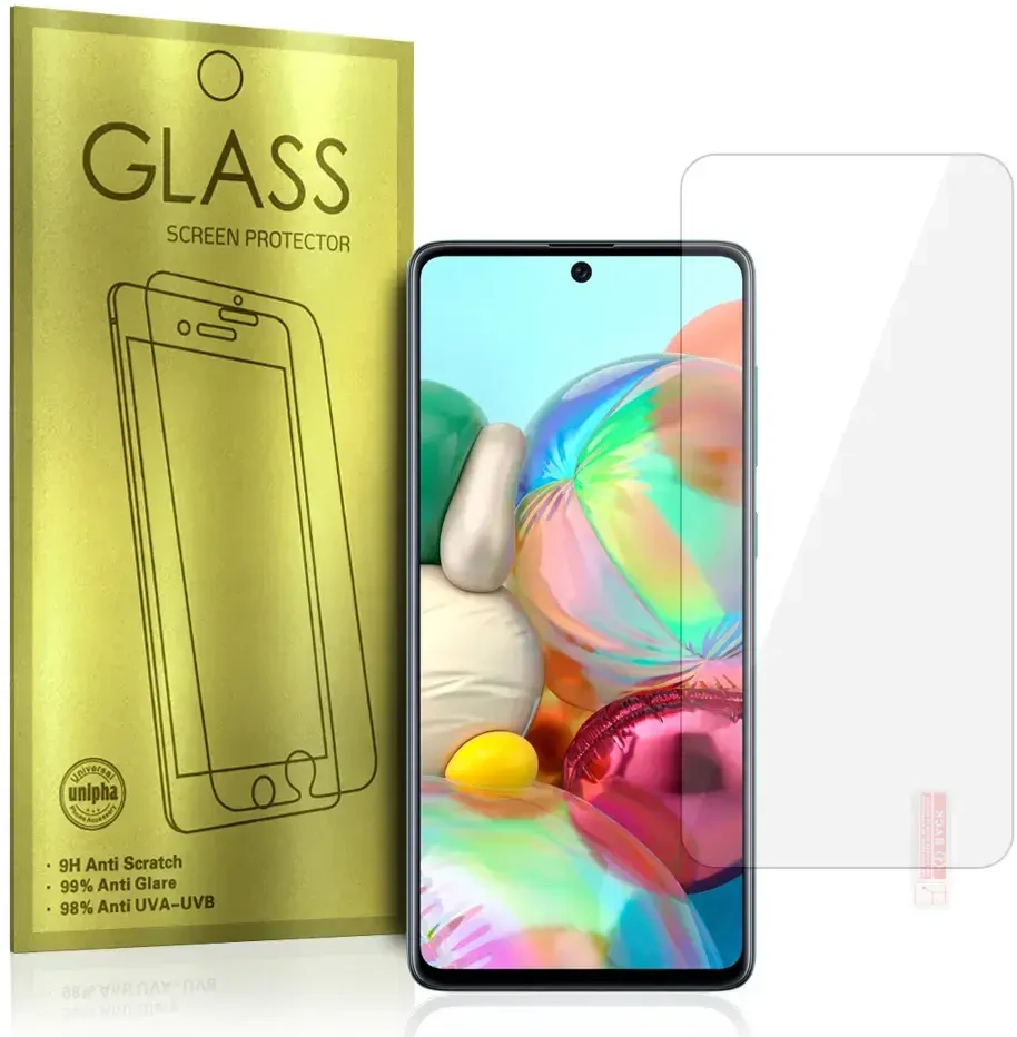 Fusion Accessories Topt Apsauginis stiklas Gold skirtas Samsung Galaxy A71