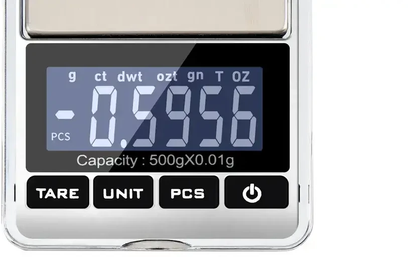 Virtuvinės svarstyklės „Fusion Accessories“ kišeninės „Goodbuy“ svarstyklės (iki 500g | 0,1 g)