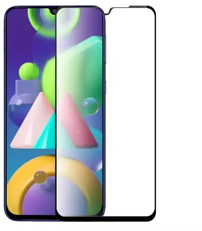 Fusion Accessories Fusion full glue 5D grūdintas stiklas pilnai uždengtas rėmeliu Samsung Galaxy A03S juodas