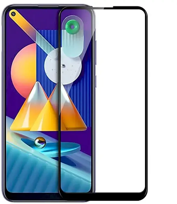 Fusion Accessories Fusion Full Glue 5D grūdintas stiklas pilnai uždengtas rėmeliu Samsung M115 Galaxy M11 | A115 Galaxy A11 Juodas