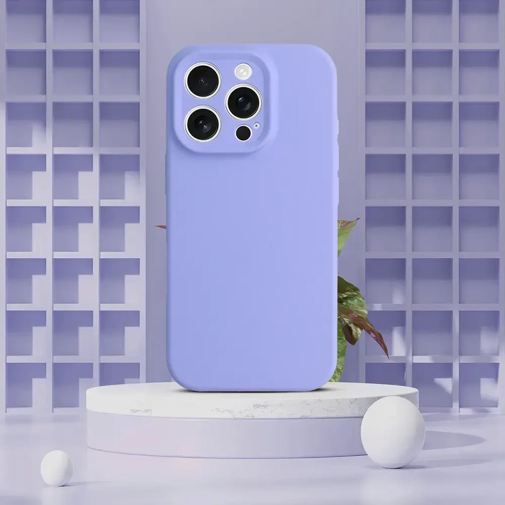 Topt MagColor Pure dėklas skirtas Apple iPhone 15 levandų spalvos
