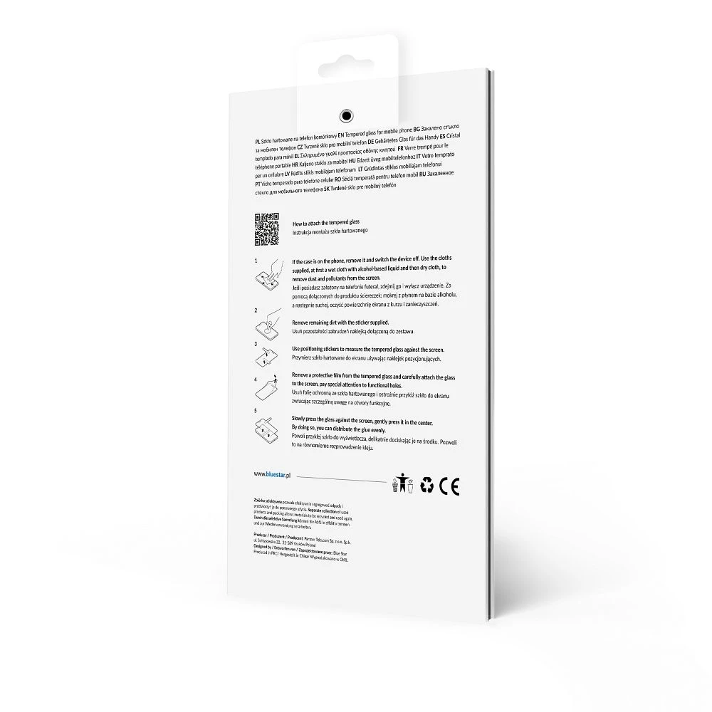 Grūdintas stiklas iPhone 7 / 8 / SE 2020 / SE 2022 (pilnas klijavimas) Blue Star 5D juodas