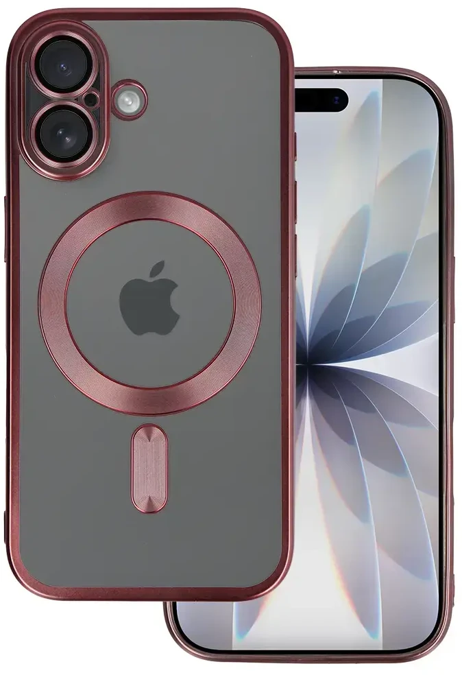 Fusion Accessories Topt Metalinis Magsafe dėklas skirtas iPhone 17 rožinės spalvos