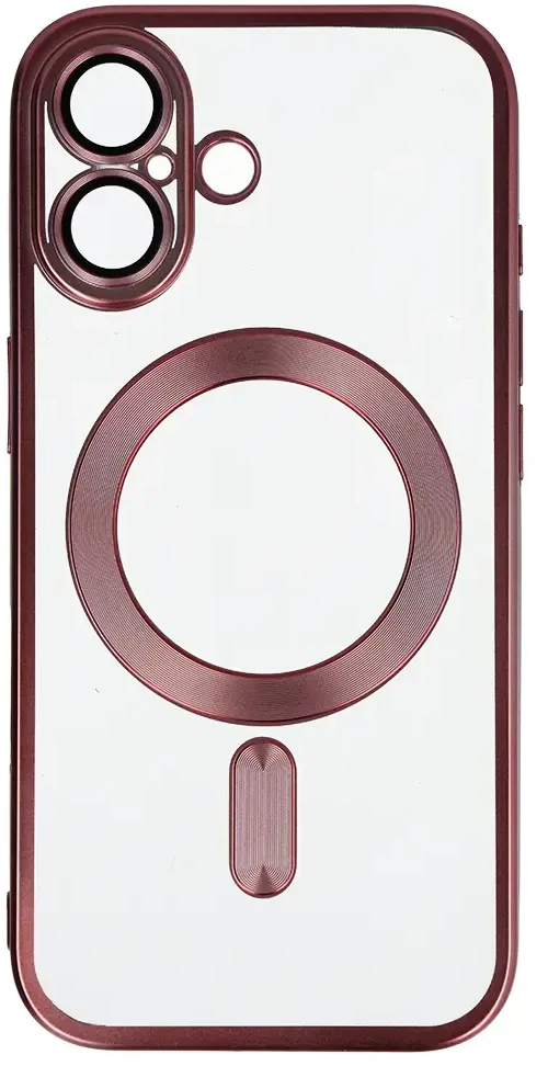 Fusion Accessories Topt Metalinis Magsafe dėklas skirtas iPhone 17 rožinės spalvos