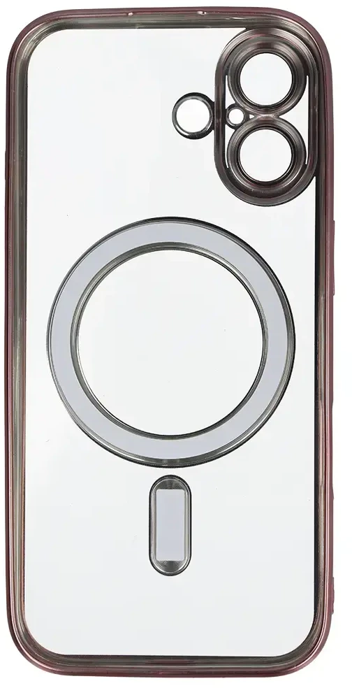 Fusion Accessories Topt Metalinis Magsafe dėklas skirtas iPhone 17 rožinės spalvos