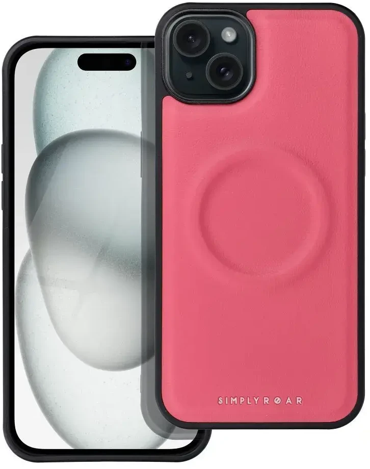 Fusion Accessories ROAR dėklas MAG MORNING, skirtas IPHONE 15 Pro karštai rožinei