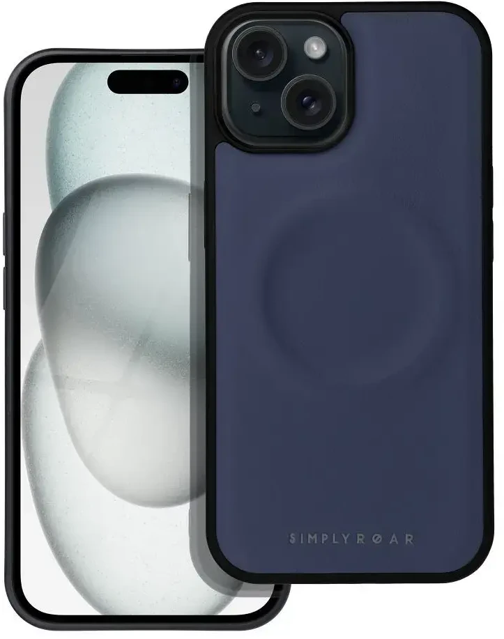 Fusion Accessories ROAR dėklas MAG MORNING, skirtas IPHONE 15 Plus navy