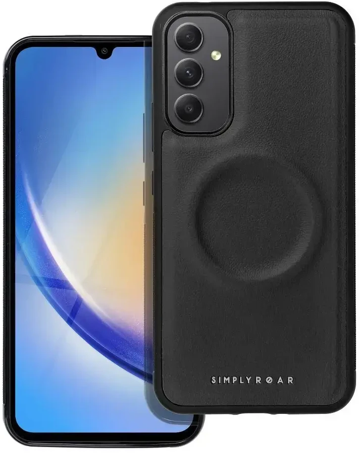 Dėklas Fusion Accessories ROAR futerał MAG MORNING do SAMSUNG A34 Juodas