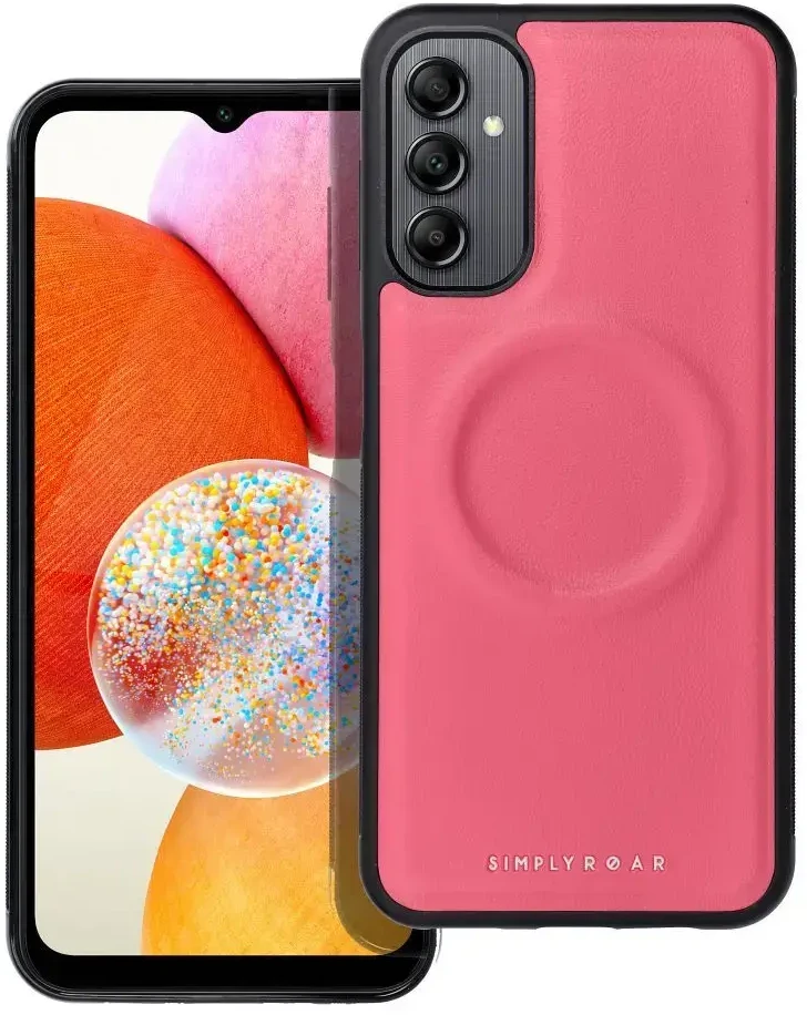 Fusion Accessories ROAR dėklas MAG MORNING skirtas Samsung Galaxy A14 rožinės spalvos