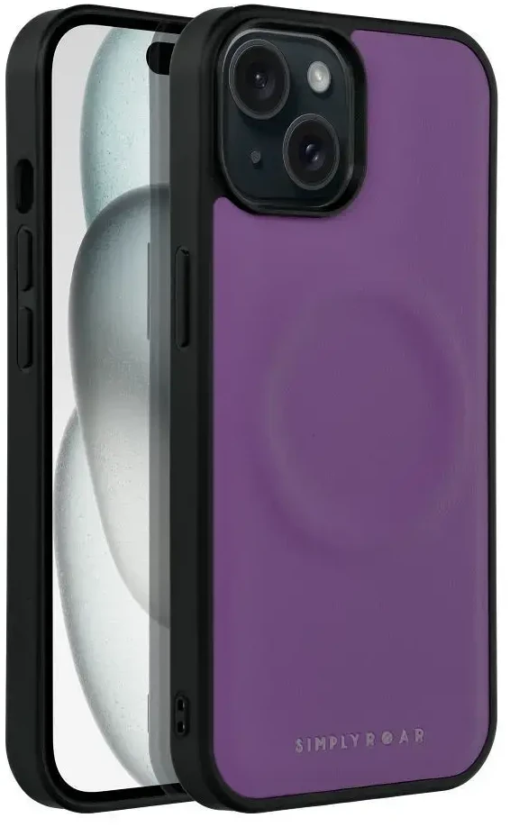 Dėklas Fusion Accessories ROAR case MAG MORNING for IPHONE 15 Pro Max violetinė