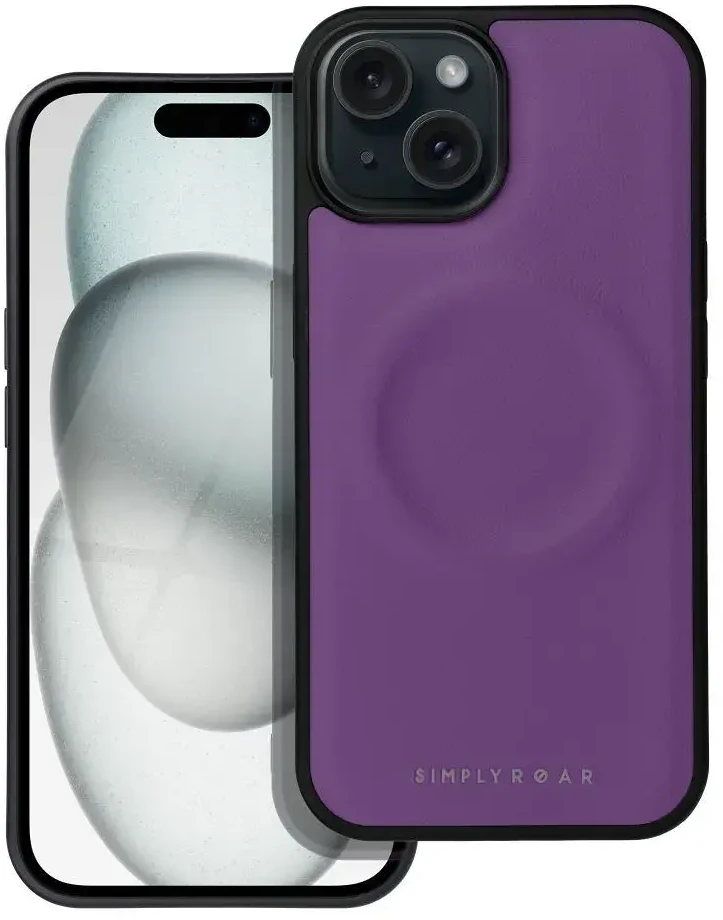 Dėklas Fusion Accessories ROAR case MAG MORNING for IPHONE 15 Pro Max violetinė