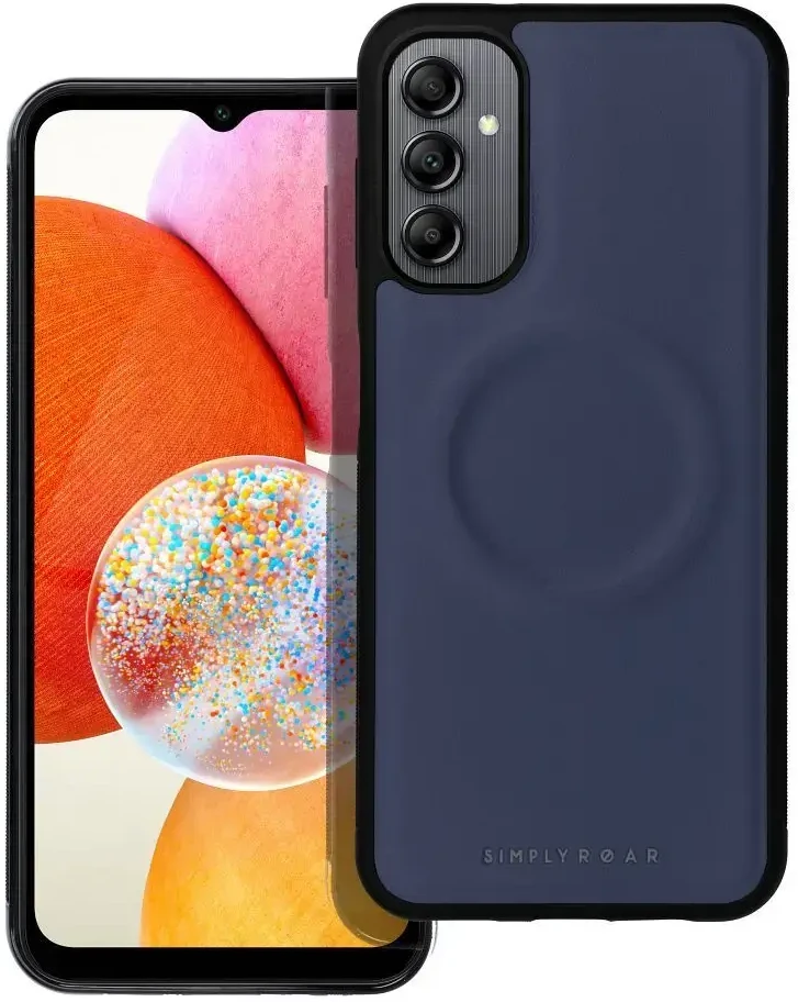 Fusion Accessories ROAR dėklas MAG MORNING skirtas Samsung Galaxy A14 mėlynos spalvos