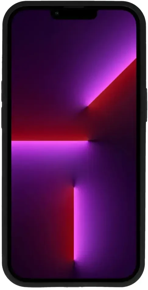 Topt Silicone Lite dėklas skirtas Apple iPhone 13 juodos spalvos