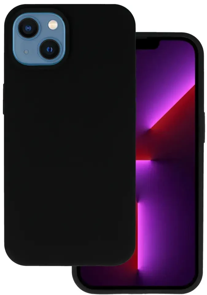 Topt Silicone Lite dėklas skirtas Apple iPhone 13 juodos spalvos