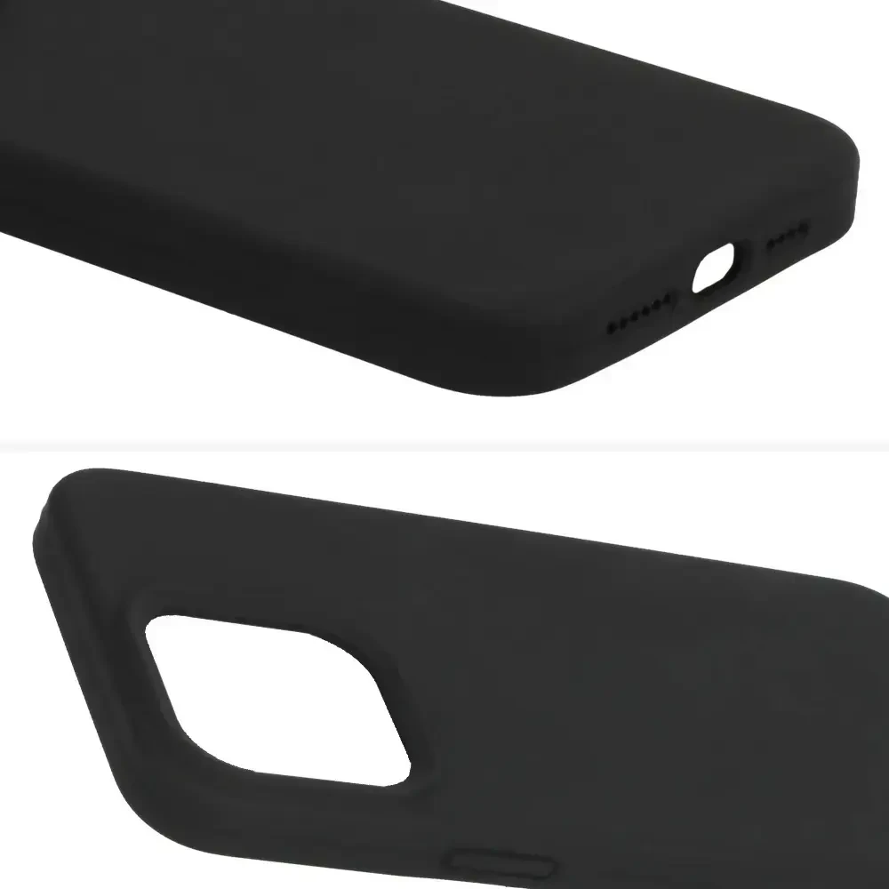Topt Silikoninis Lite dėklas skirtas iPhone 14 juodos spalvos