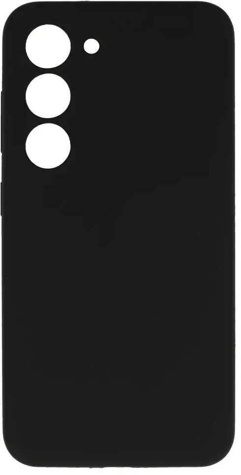 Tel Protect Silicone Lite dėklas skirtas Samsung Galaxy S23 juodos spalvos