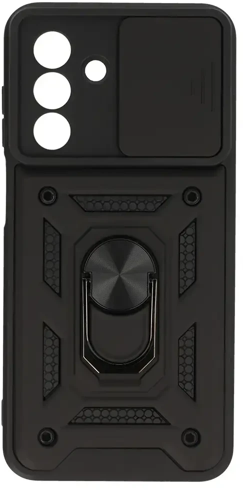 Topt Slide Camera Armor dėklas skirtas Samsung Galaxy A26 5G juodos spalvos
