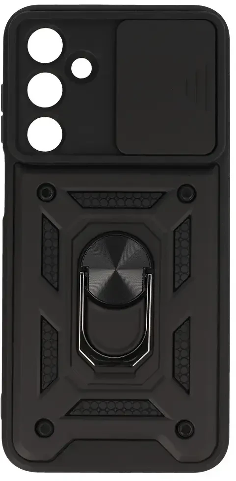 Topt Slide Camera Armor dėklas skirtas Samsung Galaxy A16 5G juodos spalvos