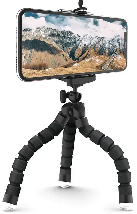Fusion Tripod Lankstus telefono laikiklis, trikojis, juodas