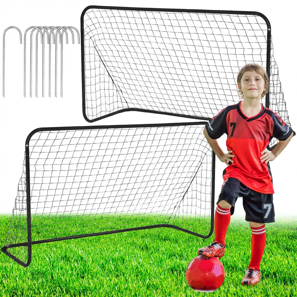 Futbolo vartai Springos, 183x122x61 cm, 2 vnt.