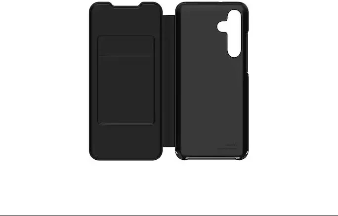 FWA356AMA Samsung piniginės tipo dėklas, skirtas „Galaxy A35 5G“, juodas (pažeista pakuotė)