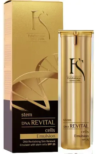 Fytofontana Stem Cells DNR Revital emulsija - emulsija su kamieninėmis ląstelėmis, skirta odos regeneracijai ir atgaivinimui SPF 25 30 ml