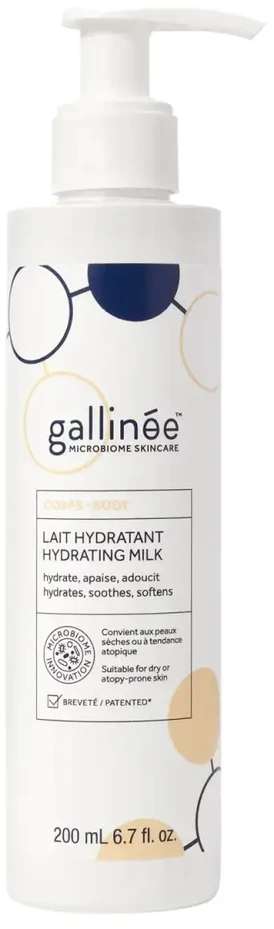 Gallinee, Body Care, Prebiotics - Probiotics - Postbiotics, Hydrating, Body Milk, Daily, 200 ml *Tester