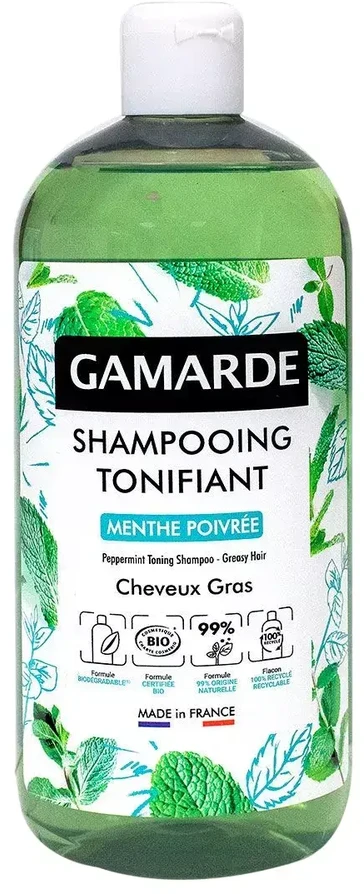 Gamarde Bio Mint Hair Šampūnas Toning, 500 ml