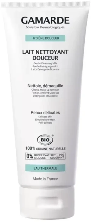Gamarde Gentle Cleansing Milk - Natūralus valomasis pienelis jautriai odai 200ml