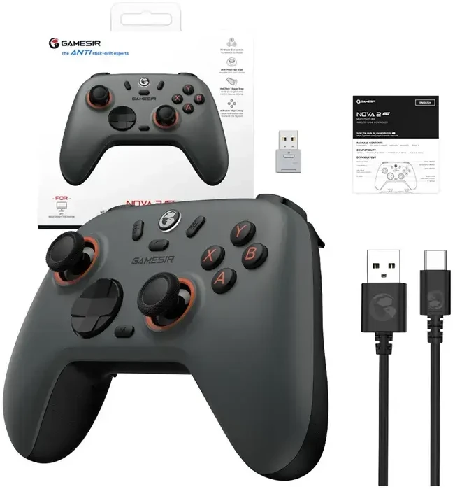 GameSir Nova 2 Lite bevielis valdiklis (pilkas)
