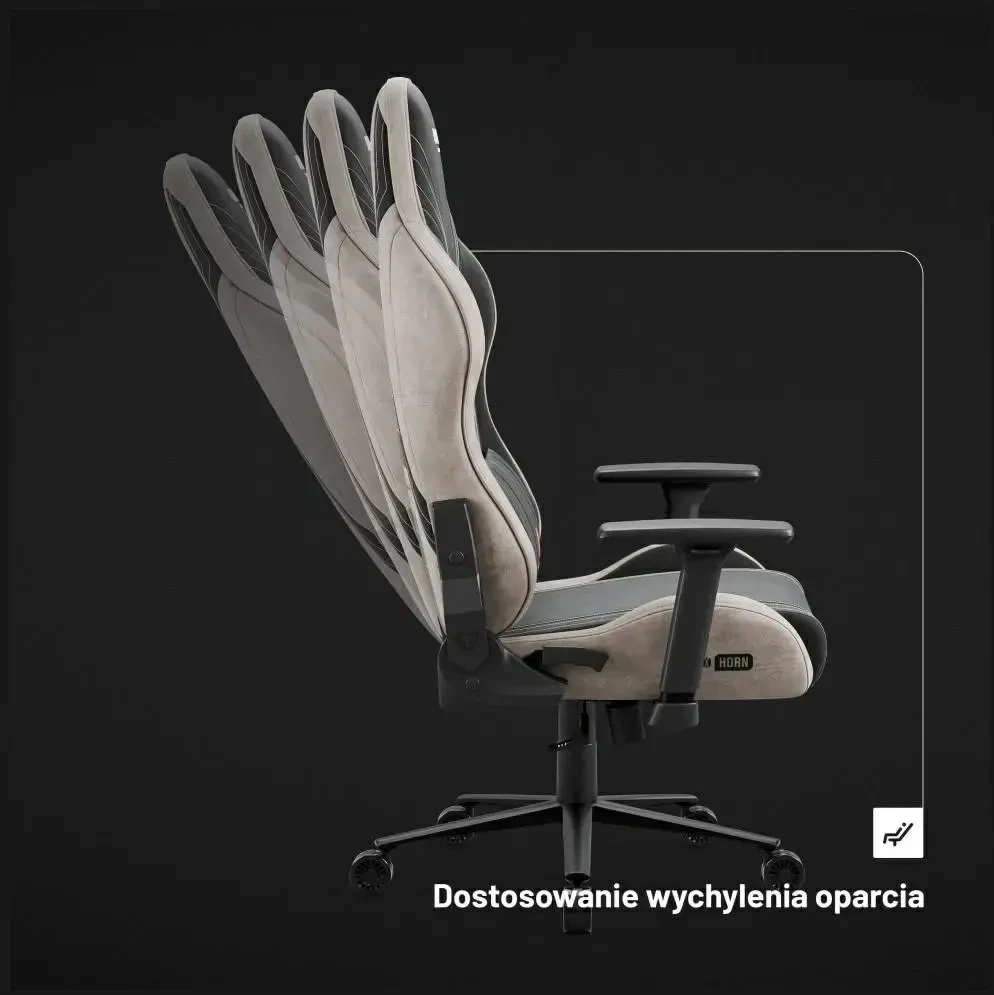 Diablo Chairs Diablo X-Horn 2.0 Normal Size Camel Juodas ergonominė kėdė