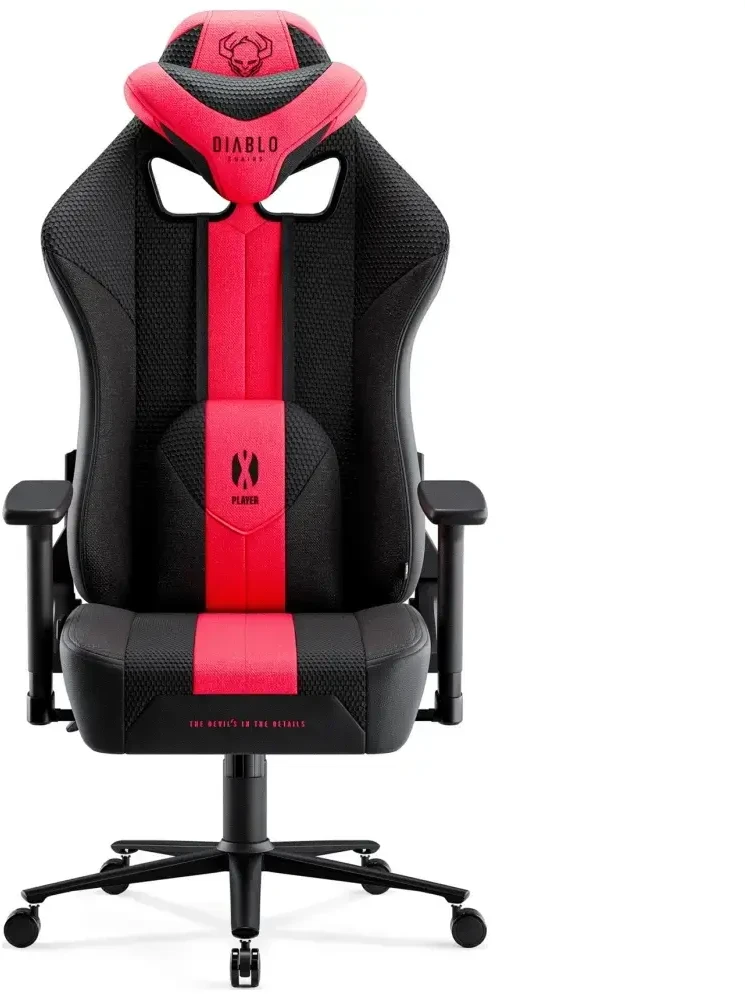 Žaidimų kėdė Diablo X-Player 2.0 Gaming Chair Normal, Juoda-raudona
