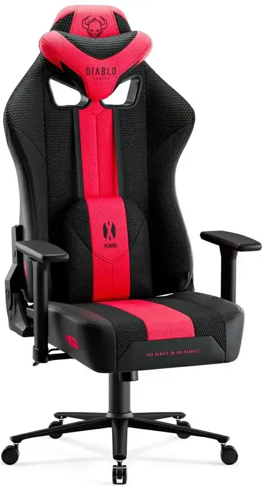 Žaidimų kėdė Diablo X-Player 2.0 Gaming Chair Normal, Juoda-raudona