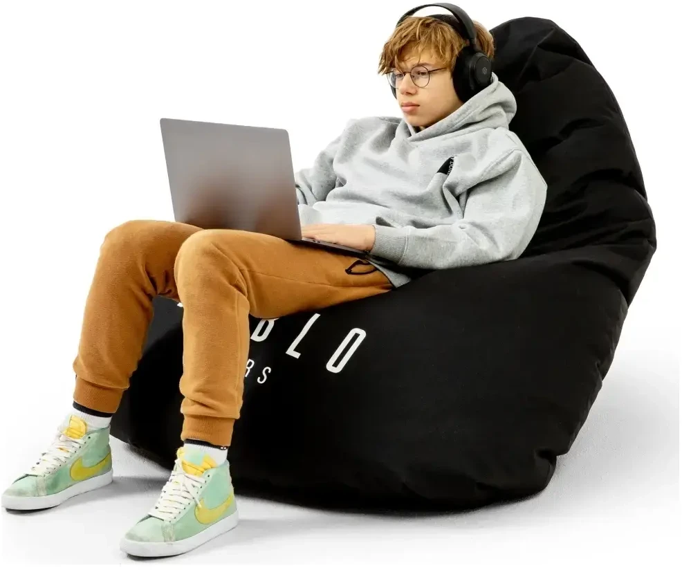 Diablo Chairs DIABLO gaming pouffe juodas