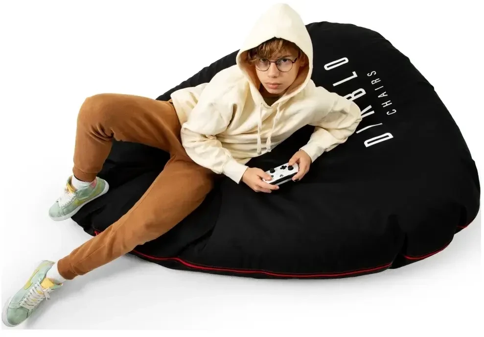 Diablo Chairs DIABLO gaming pouffe juodas