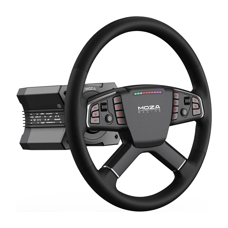 Žaidimų vairas Moza Racing RS071 Truck Driving Simulator Bundle – juodos spalvos