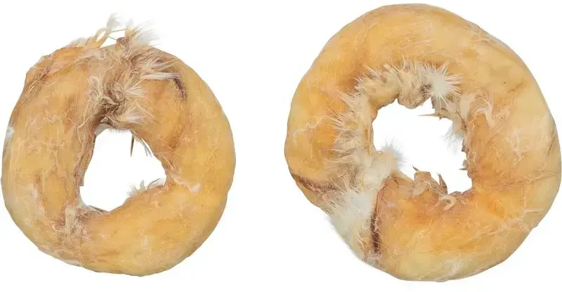 Trixie Denta Fun krążki su triušiena, šuniui, su piersią vištiena, o 9,5 cm, 100 g