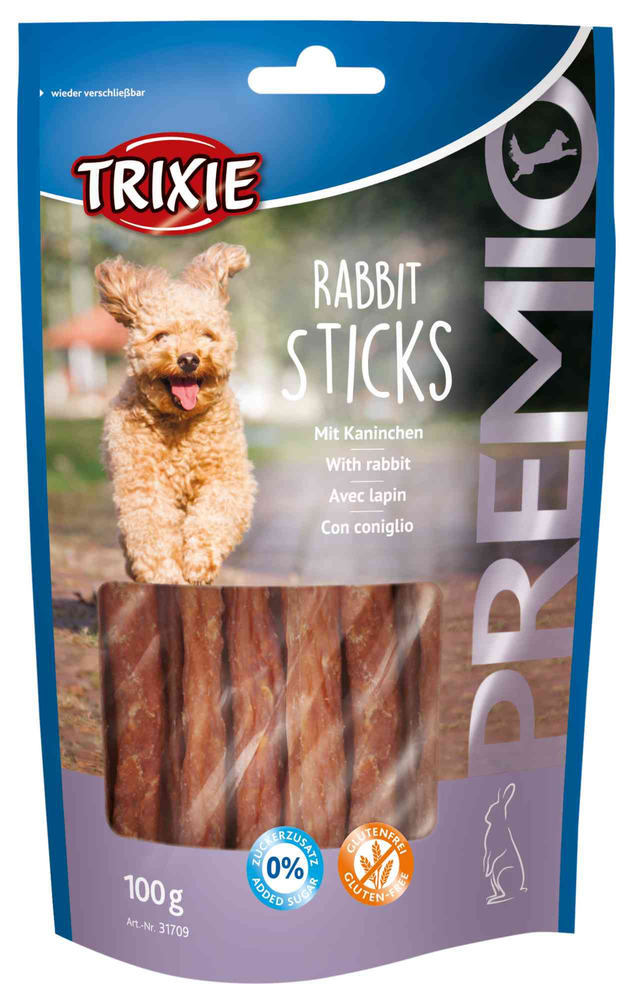 Trixie PREMIO triušių lazdelės, 100 g