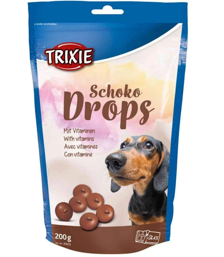 Trixie Schoko drops 200g šunų skanėstai su šokoladu