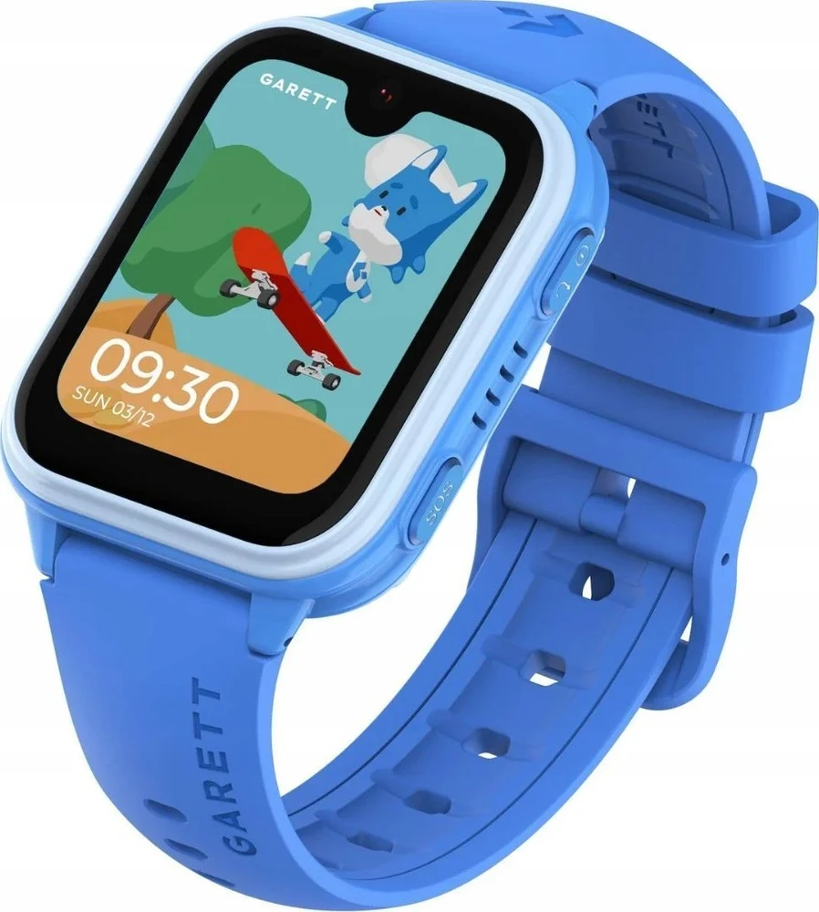 Vaikiškas išmanusis laikrodis Garett Kids Vibe 4G, su lietuvišku meniu, mėlynas