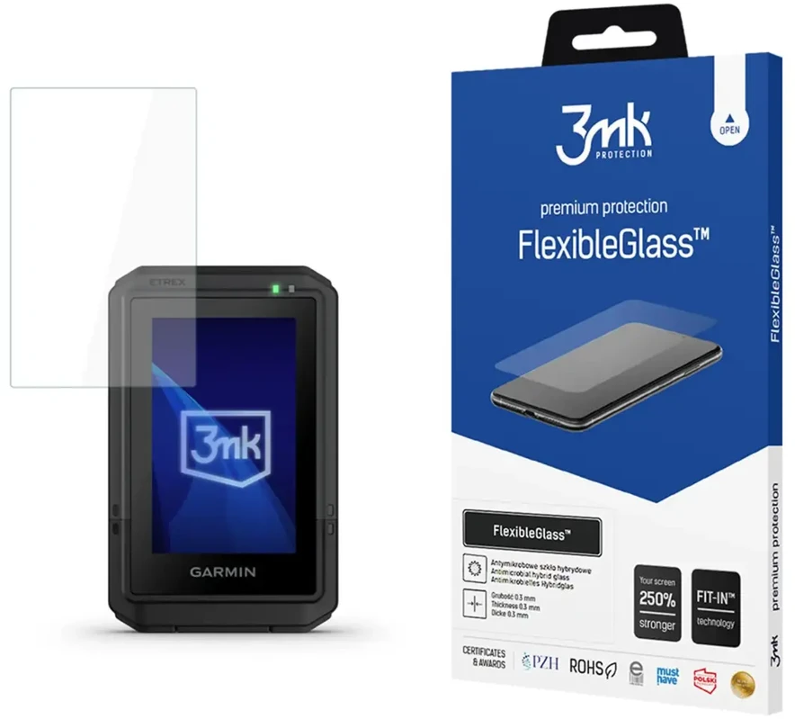 3mk „FlexibleGlass“ hibridinis stiklas, skirtas „Garmin eTrex Touch“.