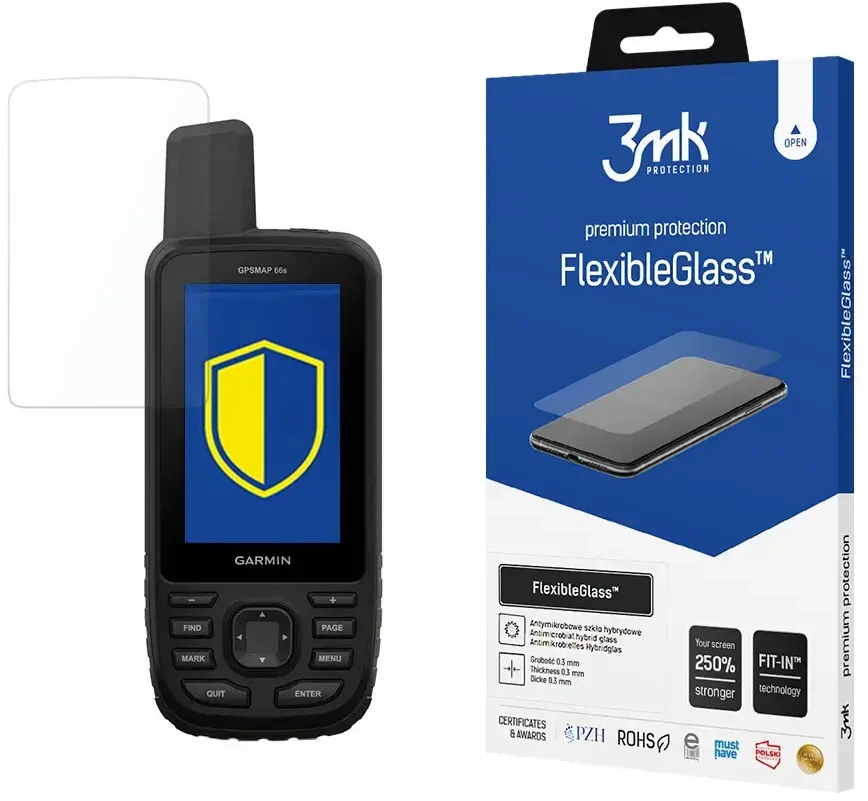 Apsauginis stiklas 3mk FlexibleGlass Garmin GPSMap 66S