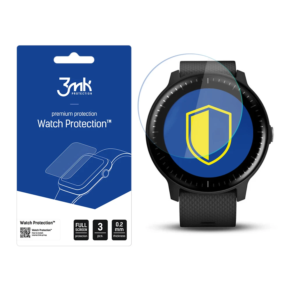 Apsauginė erkano plėvelė 3Mk išmaniojo laikrodžio Garmin Vivoactive 3