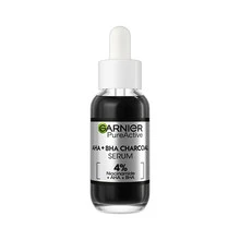 Garnier Pure Active AHA + BHA anglies serumas unisex odos serumas, 30 ml