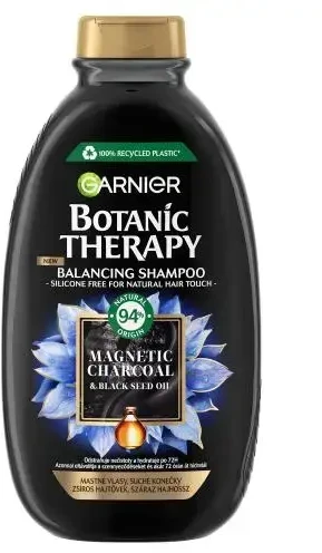 Garnier Botanic Therapy Magnetic Charcoal & Juodas Seed Oil Šampūnas moterims, 400 ml