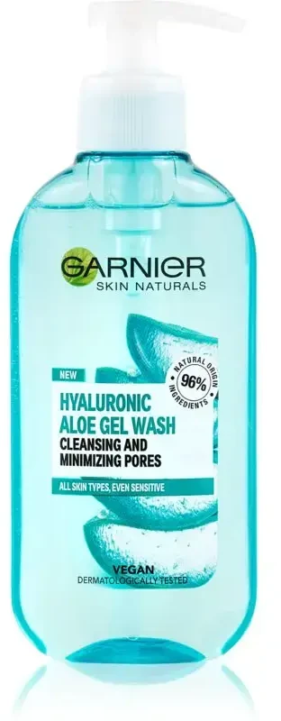 Garnier Skin Naturals hialurono alavijo valymo gelis, 200 ml