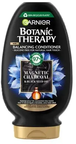 Garnier Botanic Therapy Magnetic Charcoal & Juodas Seed Oil kondicionierius moterims, 200 ml