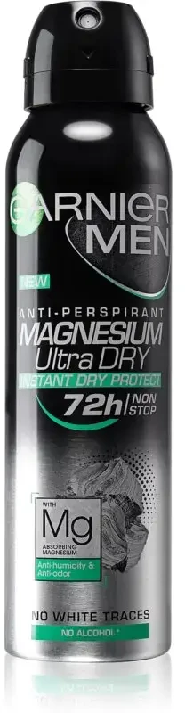 Garnier Men Magnesium Ultra Dry Antiperspirant vyrams, 150 ml